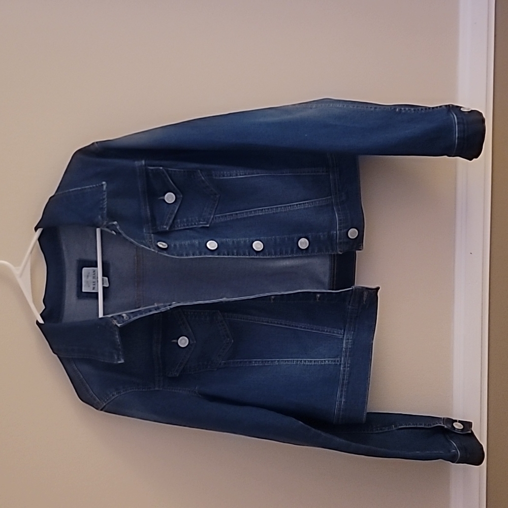 Womens Wax Jean Crop Jean Jacket